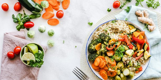 Vegan salad bowl