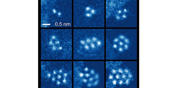 Xenon-Nanocluster