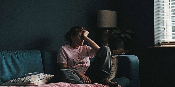 Woman isolated