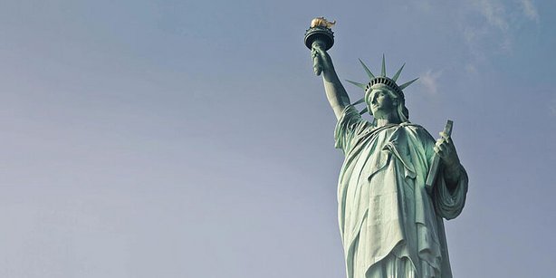 The Statue of Liberty.