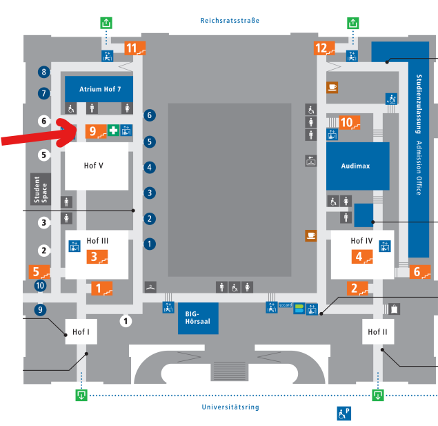 Lageplan für Lift 9 - siehe auch Beschreibung im Text.